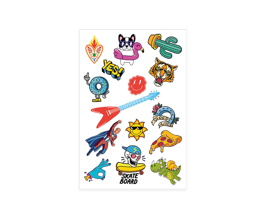 JOVI Children's Temporary Tattoos Sun - 15 pcs