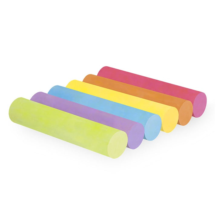 JOVI Colored Jumbo Chalk, Set of 6