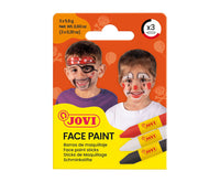 JOVI Face Paint Sticks Set - Red, White & Black - 3 x 5.6 g