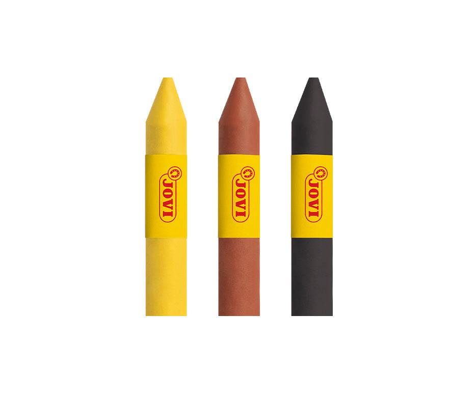 JOVI Face Paint Sticks Set - Yellow, Brown, Black - 3 x 5.6 g
