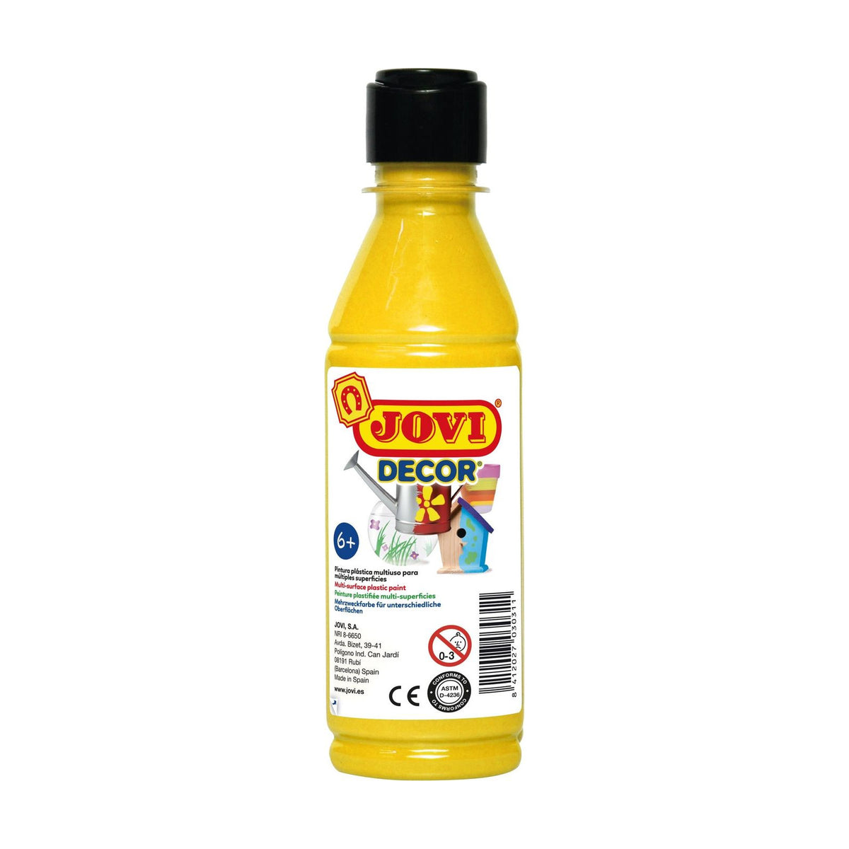 JOVI Jovidecor Acrylic Paint 250 ml – Yellow