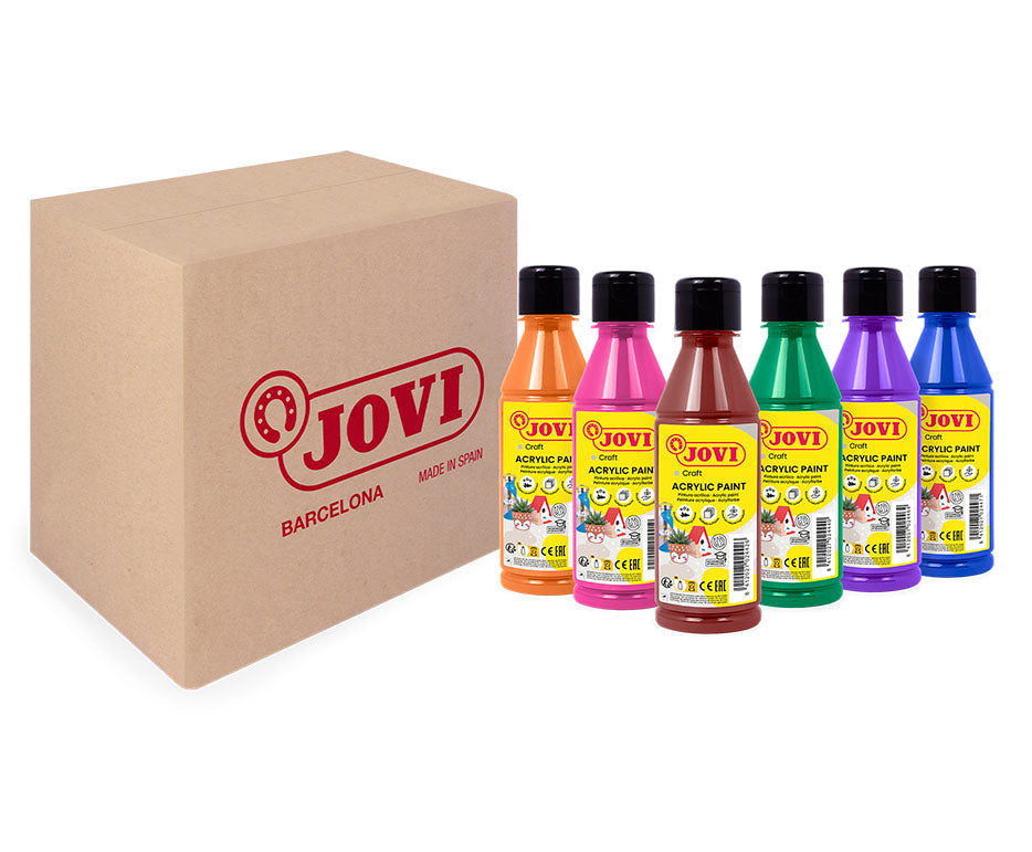 JOVI Jovidecor Acrylic Paint Set, 6 x 250 ml – Variant B