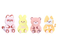 JOVI Kawaii Kraft Animals Modeling Clay Set – 23 pcs