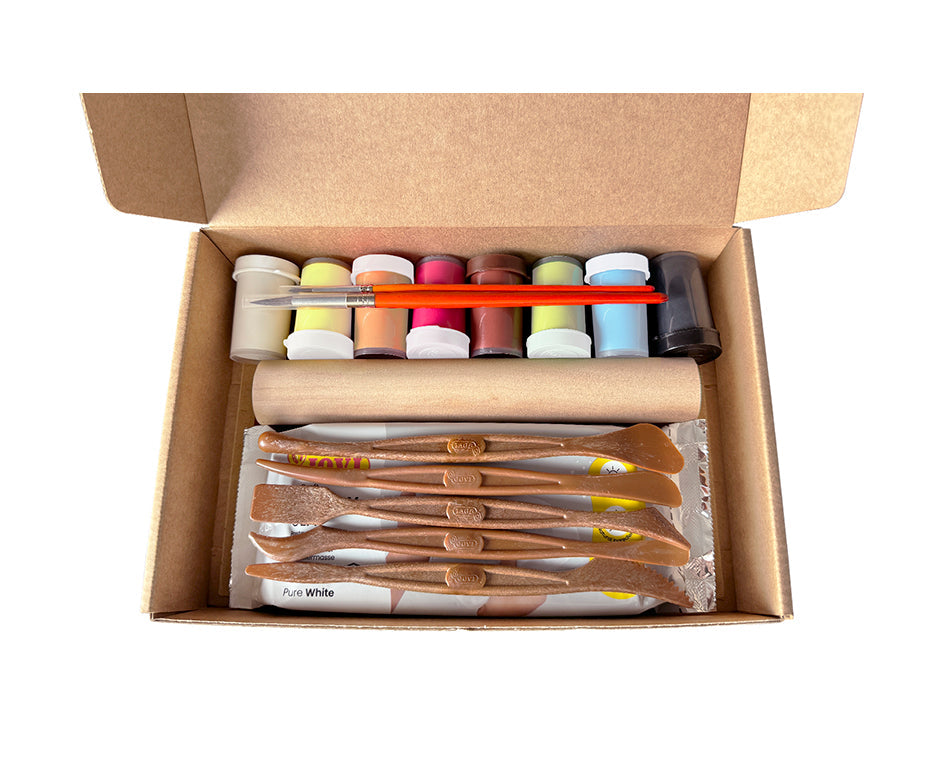 JOVI Kawaii Kraft Animals Modeling Clay Set – 23 pcs