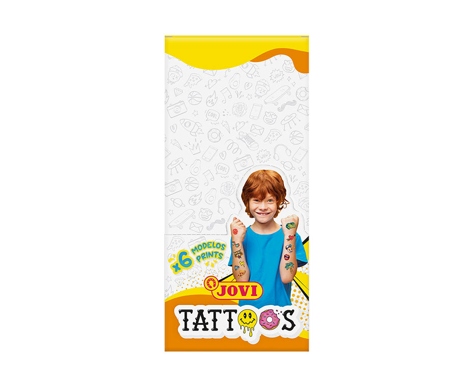 JOVI Kids Temporary Tattoos Display – 24 pcs