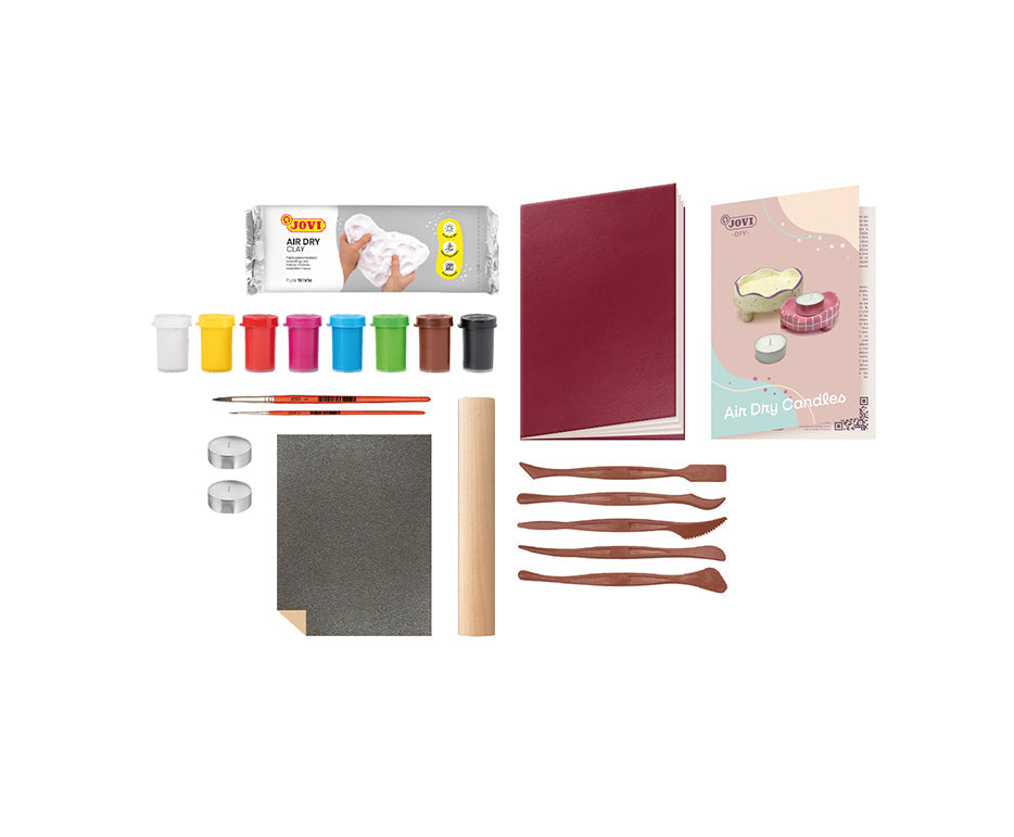 JOVI Kraft Modeling Clay Set Candles – 22 pcs