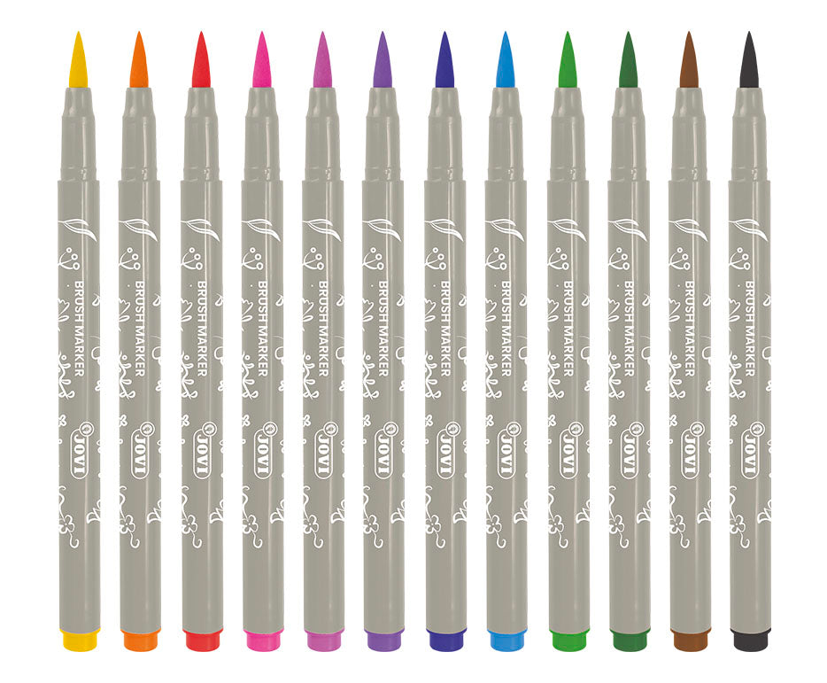 JOVI Lettering Watercolor Brush Pens / set of 12 pcs