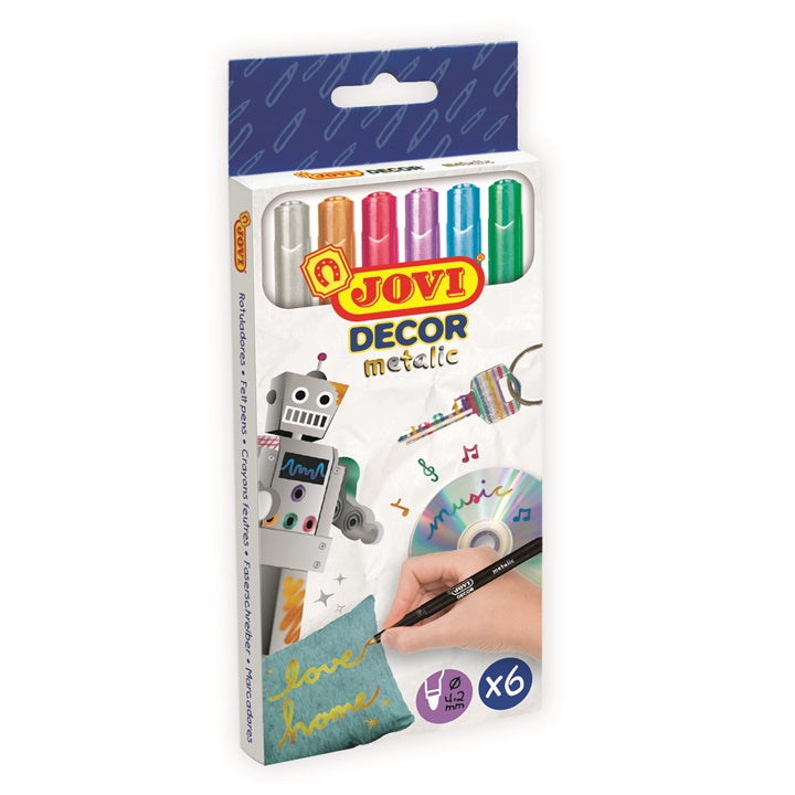 JOVI Metallic Marker Set of 6 - Image 1