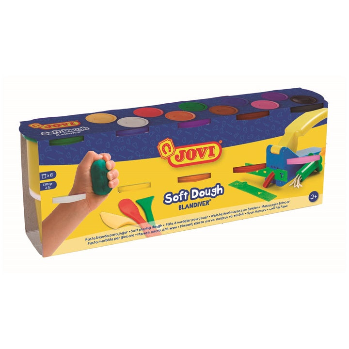 JOVI Modeling Clay in Cups BLANDIVER 10 x 110 g