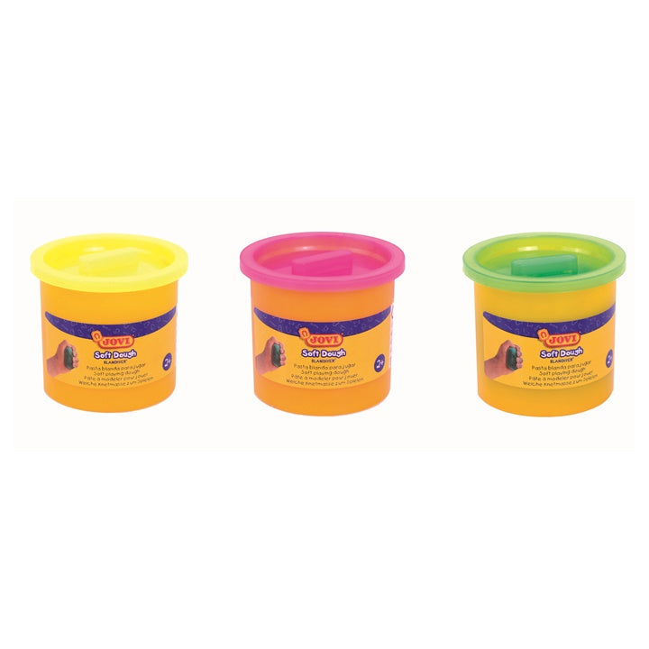 JOVI Modeling Clay in Cups BLANDIVER Neon Shades 3 x 110 g