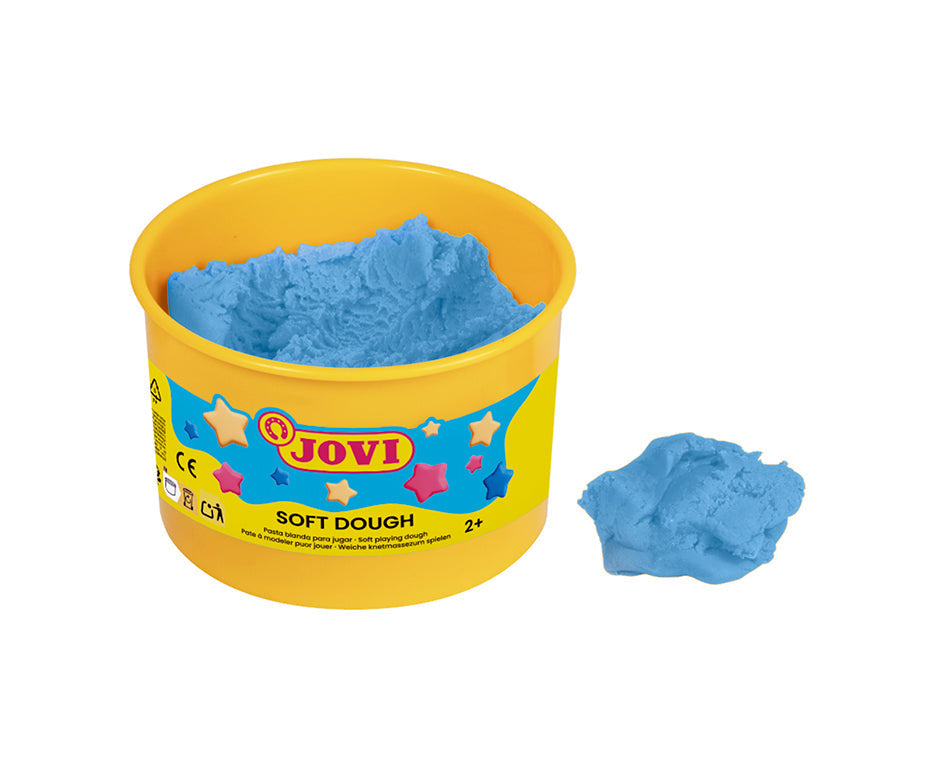 JOVI Soft Dough Modeling Clay Set, Neon Colors, 6 x 460 g