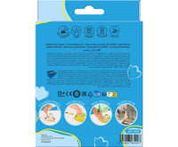 JOVI My First 4-in-1 Multi-Purpose Round Colored Pencils - Set of 6 with Sharpener
