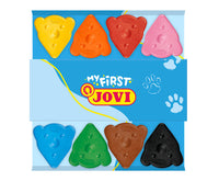 JOVI My First Bear-Shaped Wax Crayons, Set of 8