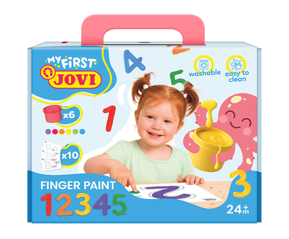 JOVI My First Finger Paint Set First Numbers – 11 pcs