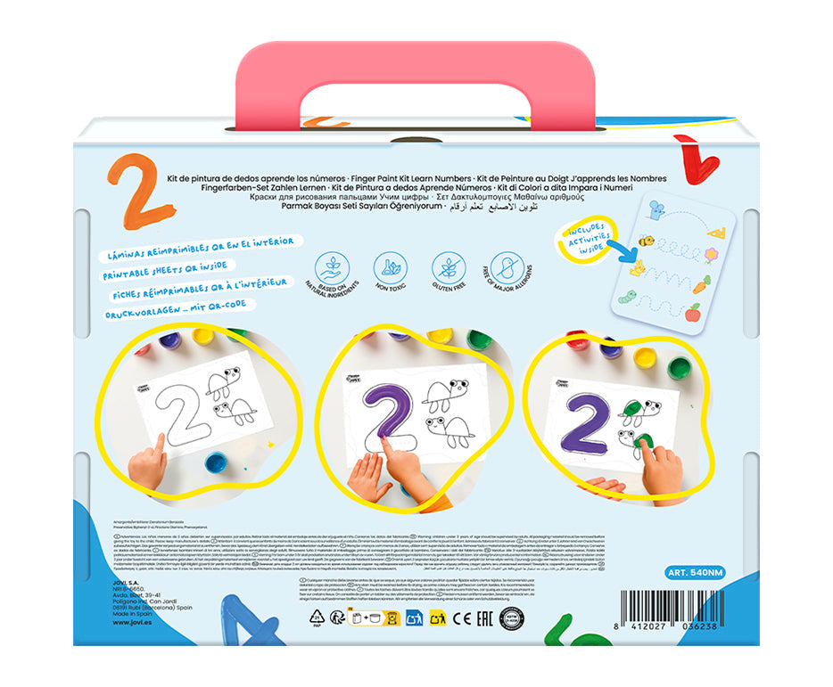 JOVI My First Finger Paint Set First Numbers – 11 pcs