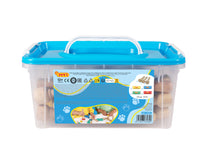 JOVI My First Soft Natural Modeling Clay Set 20 x 38 g, 4 Colors and 9 Stamps