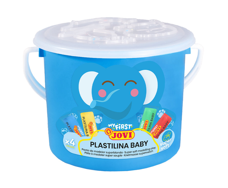 JOVI My First Soft Natural Modelling Clay 10 x 38 g - Blue