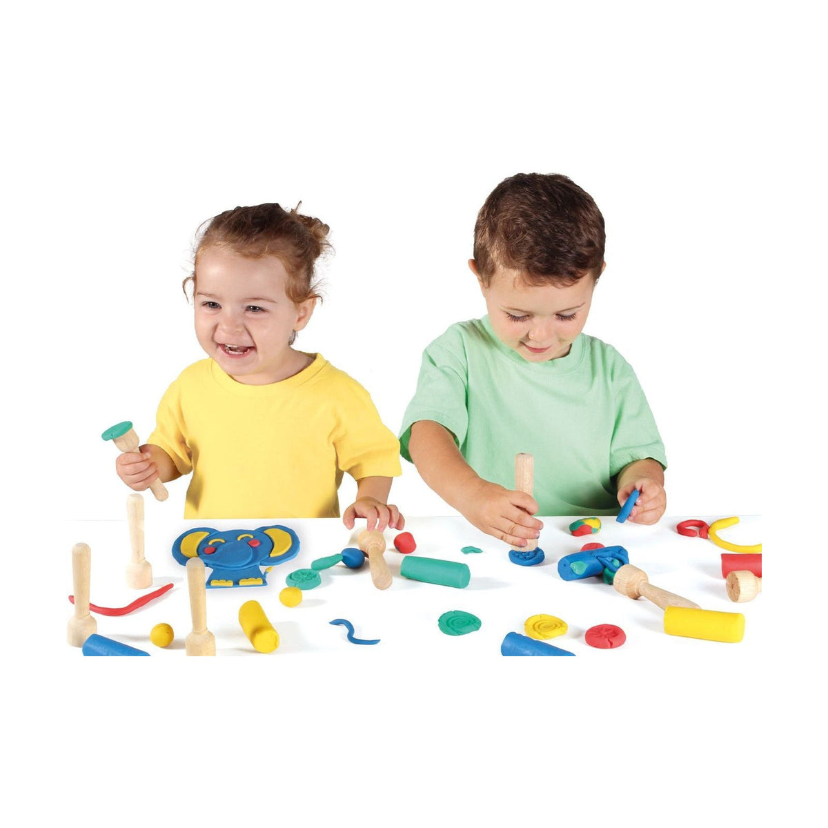 JOVI My First Soft Natural Modelling Clay 10 x 38 g - Blue