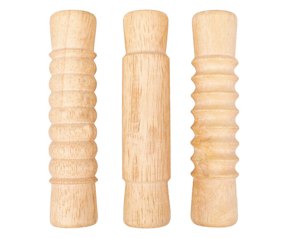 JOVI My First Textured Wooden Rollers, Set of 3