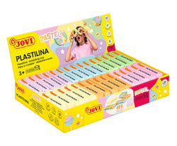 JOVI Natural Modeling Clay Pastel Colors 30 x 50 g