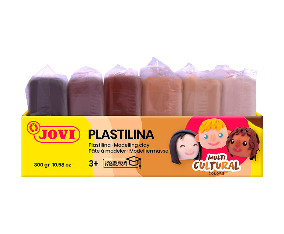 JOVI Natural Modeling Clay Skin Tones 6 x 50 g