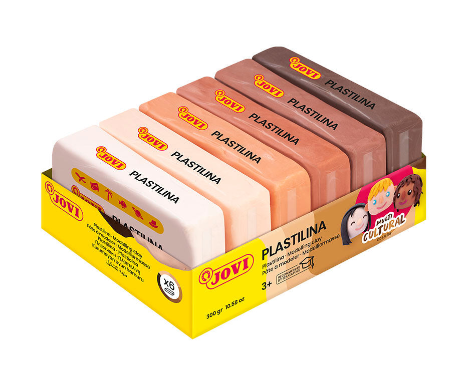 JOVI Natural Modeling Clay Skin Tones 6 x 50 g