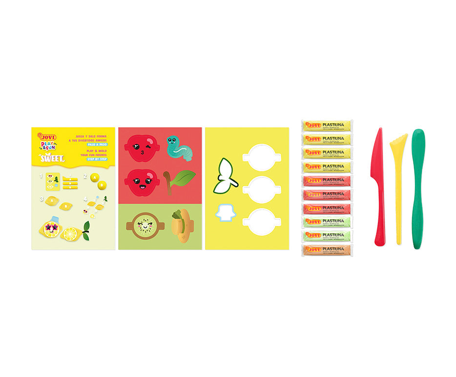 JOVI Play&Fun Mini Set with Natural Modeling Clay
