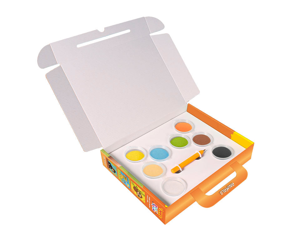 JOVI Play&Fun Animals Sand Painting Creative Set – 12 pcs