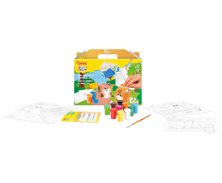 JOVI Play & Fun Gouache Tempera Painting Set - 17 pcs