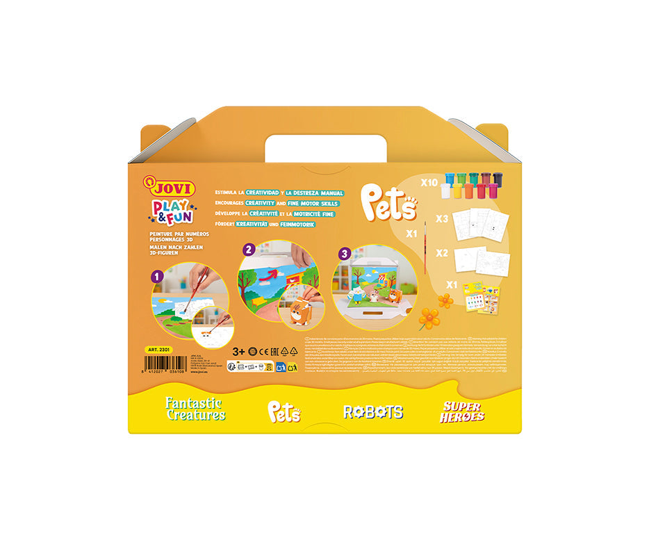 JOVI Play & Fun Gouache Tempera Painting Set - 17 pcs