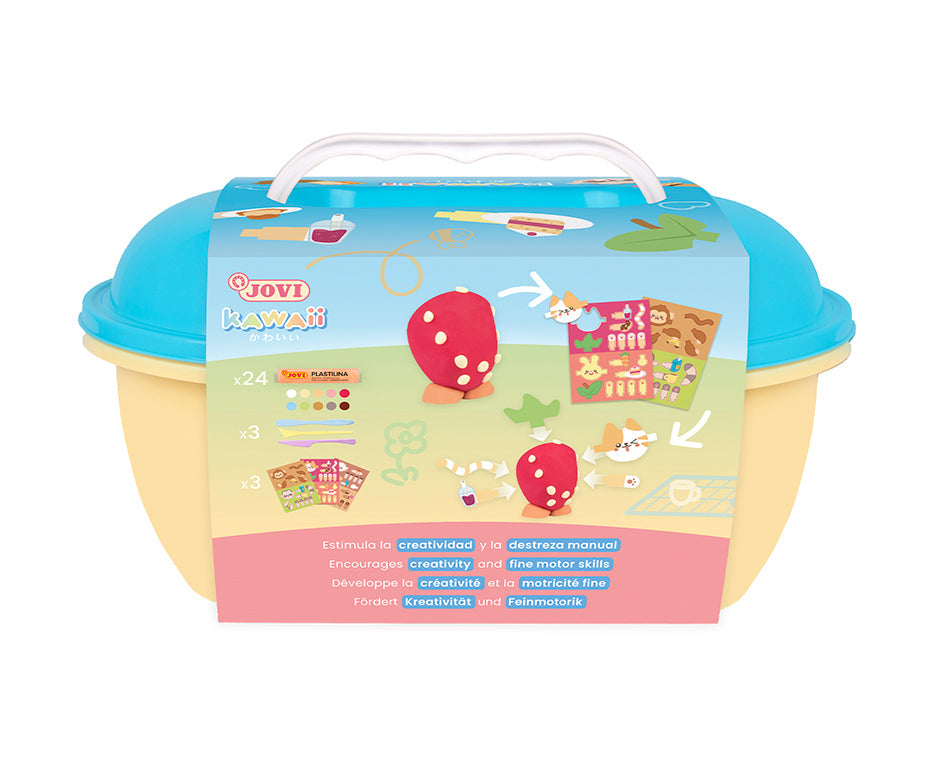 JOVI Play&Fun Kawaii Modeling Clay Set in Carrying Case