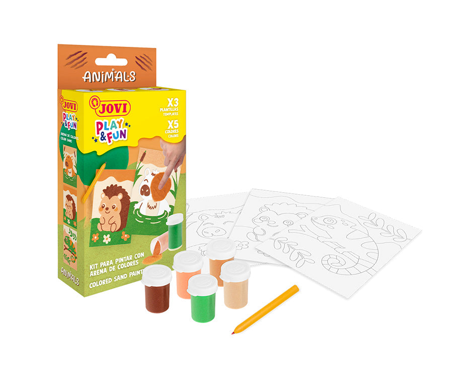 JOVI Play&Fun mini sand painting creative set – 9 pcs