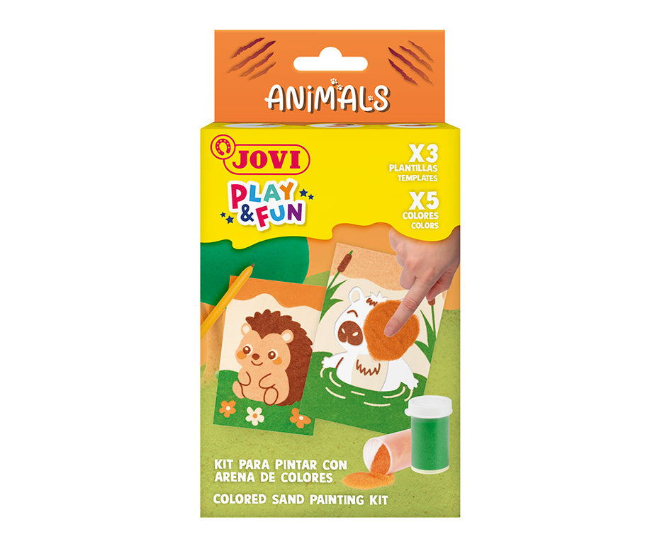 JOVI Play&Fun mini sand painting creative set – 9 pcs