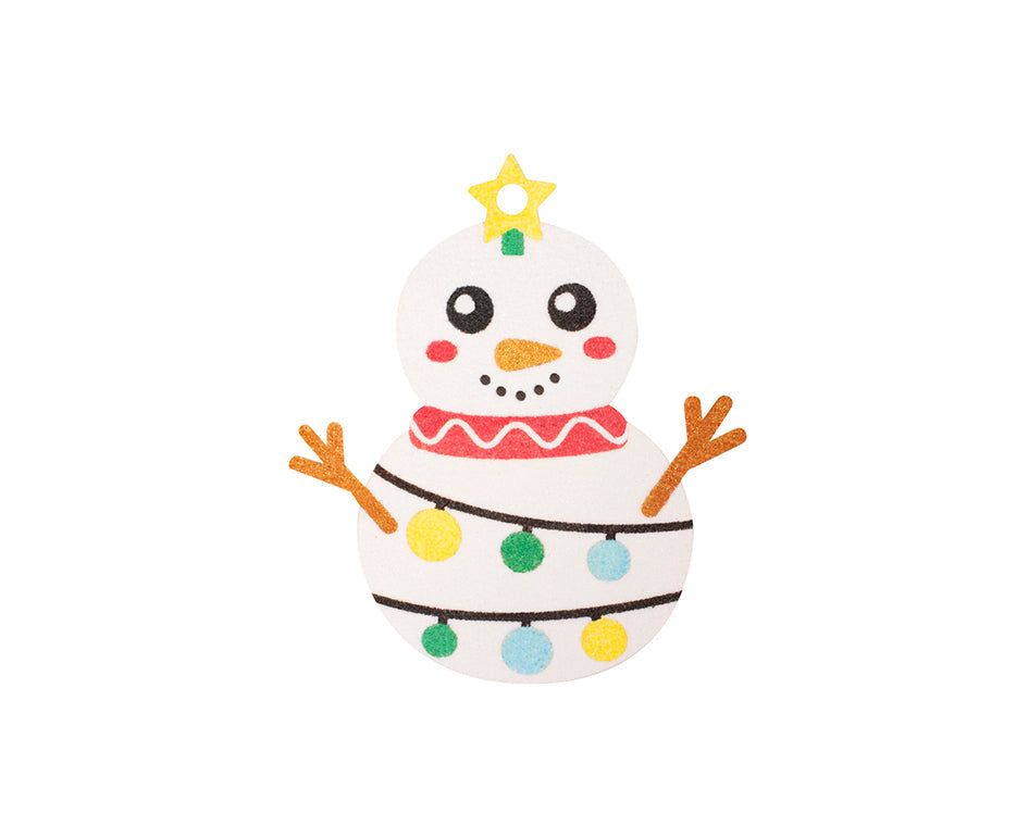 JOVI Play&Fun Sand Painting Set Christmas Ornaments - 12 pcs