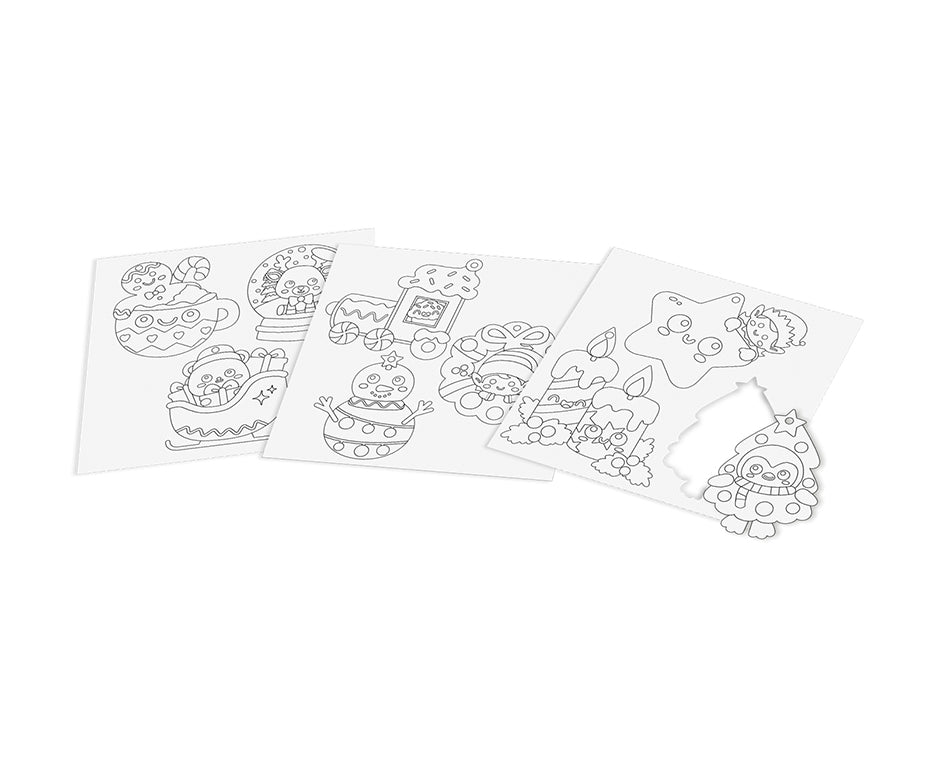 JOVI Play&Fun Sand Painting Set Christmas Ornaments - 12 pcs