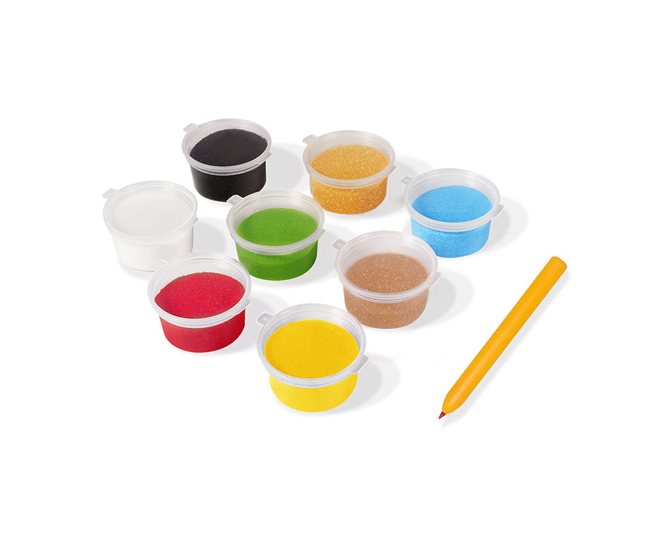 JOVI Play&Fun Sand Painting Set Christmas Ornaments - 12 pcs