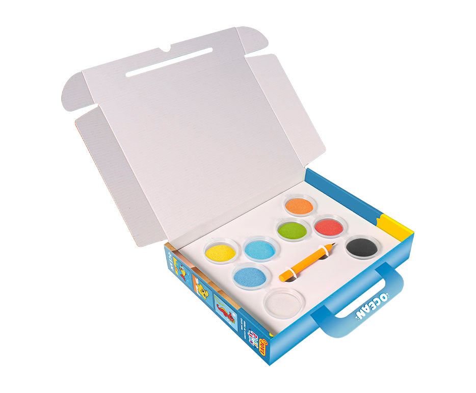 JOVI Play&Fun Sand Painting Set Ocean - 12 pcs