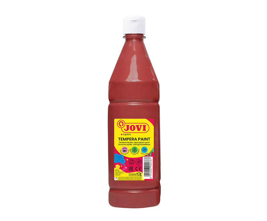 JOVI Premium Tempera Paint 1000 ml, brown