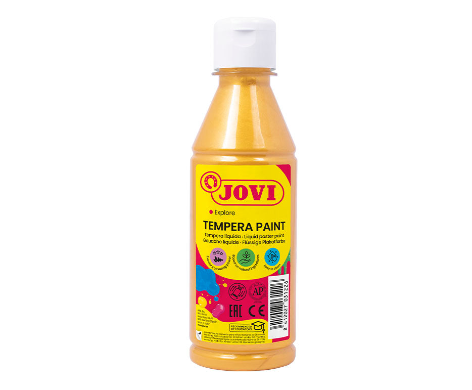 JOVI Premium Metallic Poster Paint 250 ml – Gold