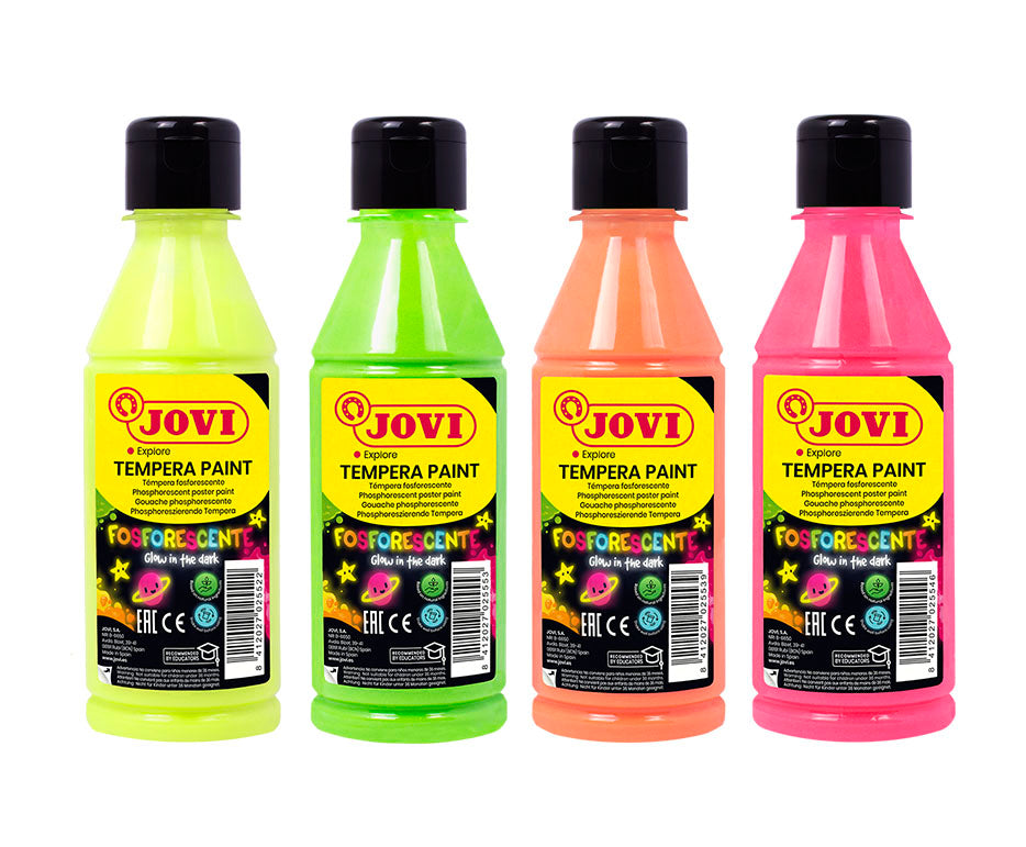 JOVI Premium Neon Tempera Paint, 250 ml