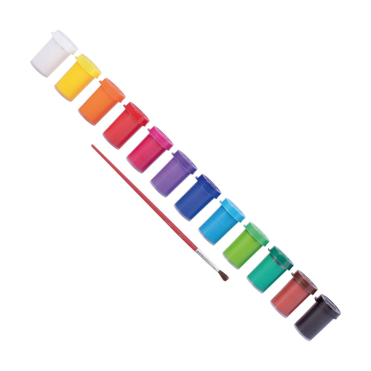 JOVI Premium Tempera Paint Set 12 x 15 ml with Brush