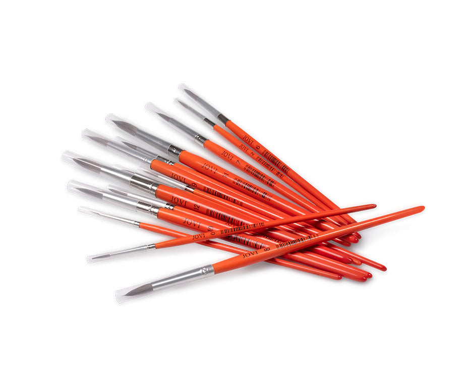 JOVI Round School Brushes Set - 144 pcs
