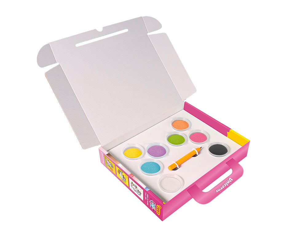 JOVI Play&Fun Unicorns Sand Painting Set - Set of 12
