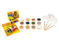 JOVI School Face Paint Set with Accessories - 12 x 8 ml