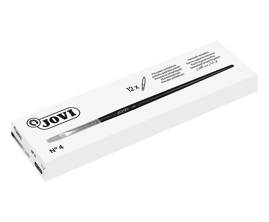 Jovi School Flat Brush – No. 4
