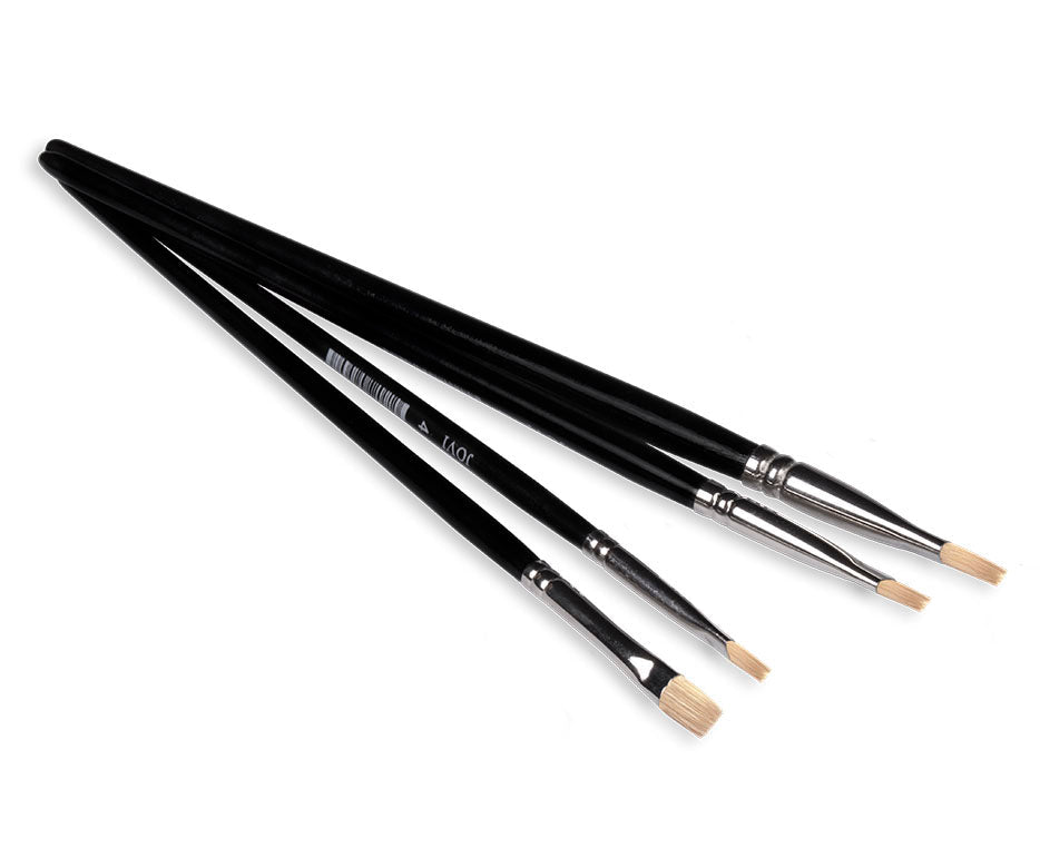 JOVI School Flat Brush Set of 4