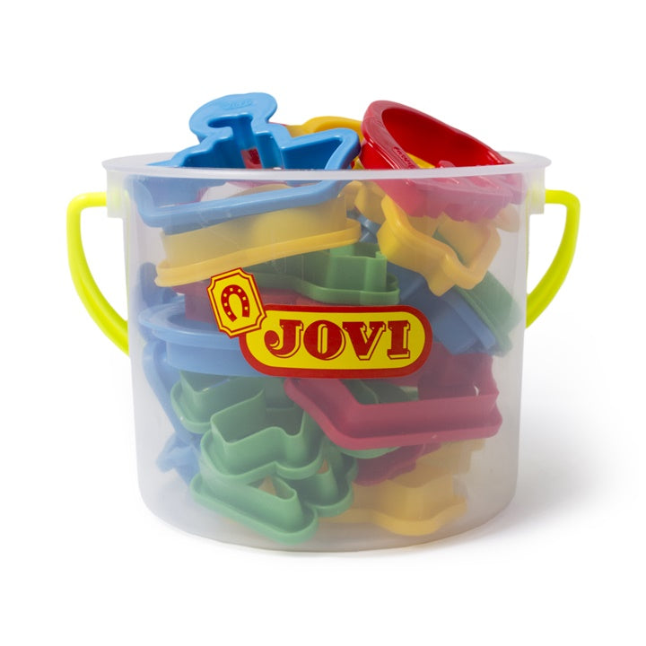 JOVI Set of 24 Cookie Cutters in a Plastic Bucket — image 2