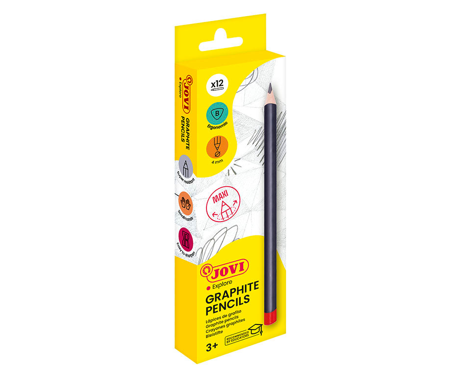 JOVI Triangular Graphite Pencils B - Set of 12