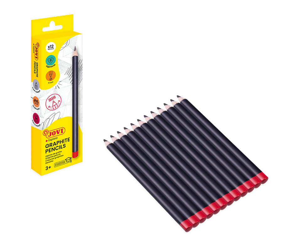 JOVI Triangular Graphite Pencils B - Set of 12