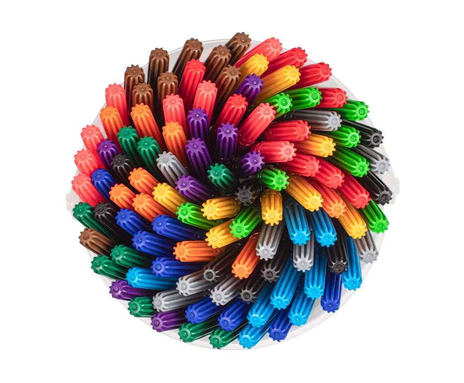 JOVI Washable Fine Fiber-Tip Markers - Set of 120